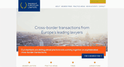 Desktop Screenshot of europeanlawyers.org