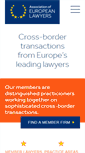 Mobile Screenshot of europeanlawyers.org